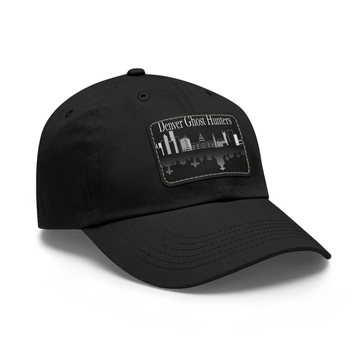 Denver Ghost Hunters Hat | Leather Patch Dad Hat
