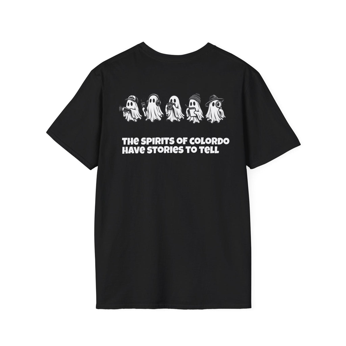 Denver Ghosthunters T-Shirt | Playful Ghosts, Colorado Spirits (100% Cotton)