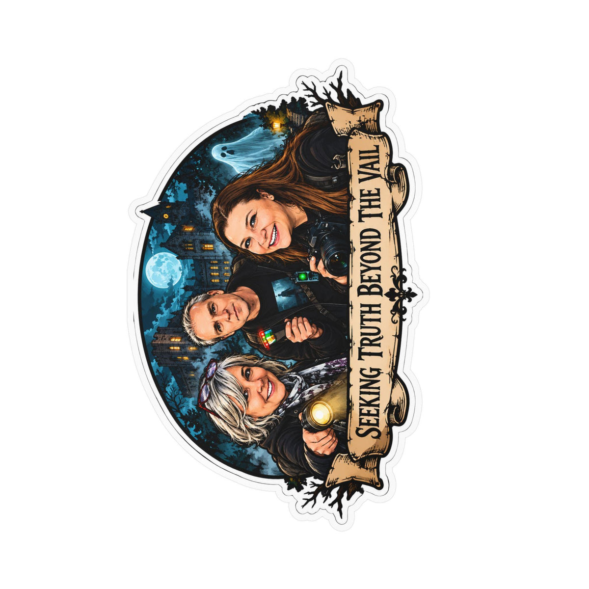Seeking Truth Beyond the Veil Vinyl Sticker