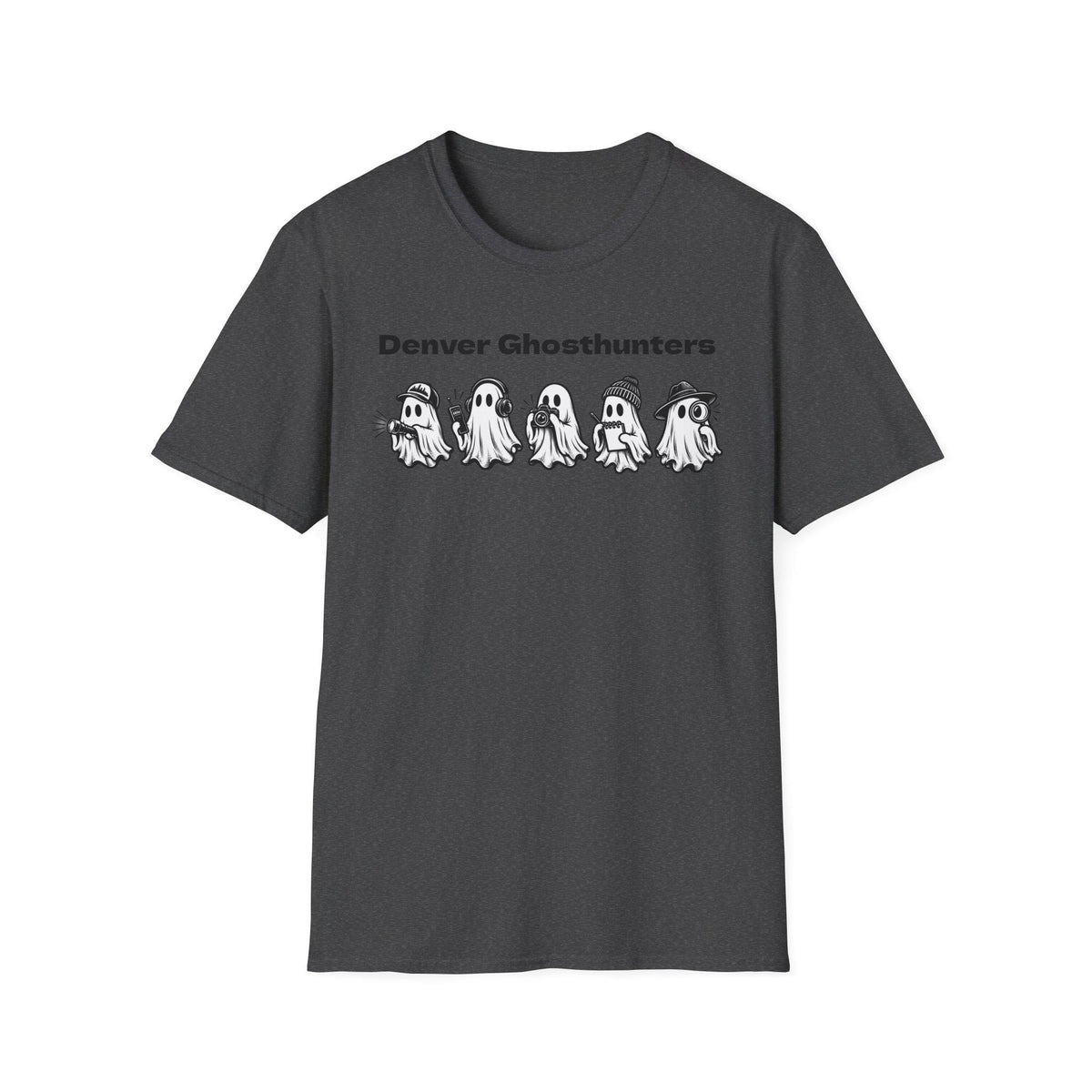 Denver Ghosthunters T-Shirt | Playful Ghosts, Colorado Spirits (100% Cotton)