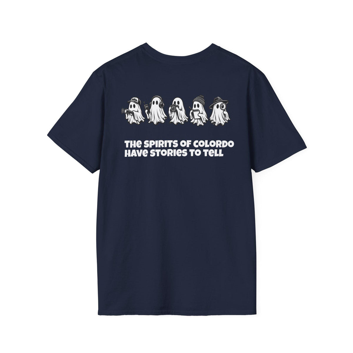Denver Ghosthunters T-Shirt | Playful Ghosts, Colorado Spirits (100% Cotton)