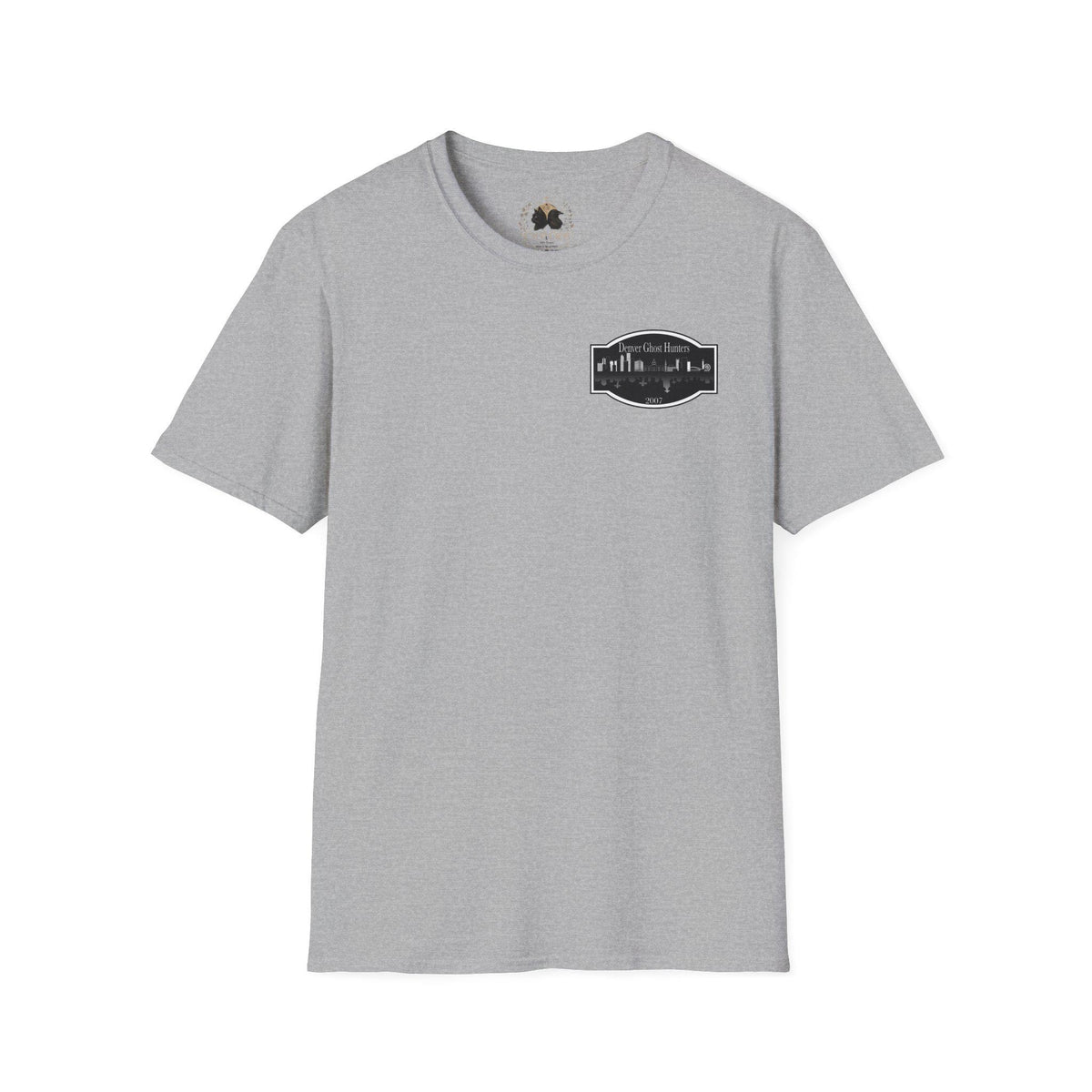 Denver Ghost Hunters Ghost Hunting Tour 2026 T-Shirt | Haunted Mansion Illustration