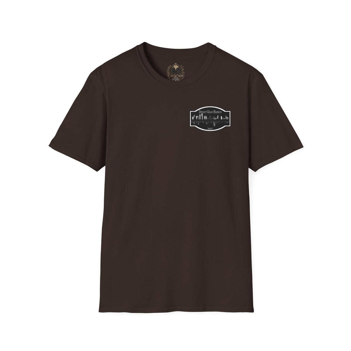 Denver Ghost Hunters Ghost Hunting Tour 2026 T-Shirt | Haunted Mansion Illustration