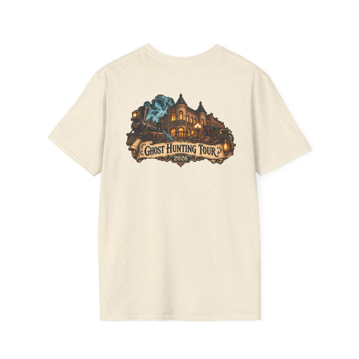 Denver Ghost Hunters Ghost Hunting Tour 2026 T-Shirt | Haunted Mansion Illustration