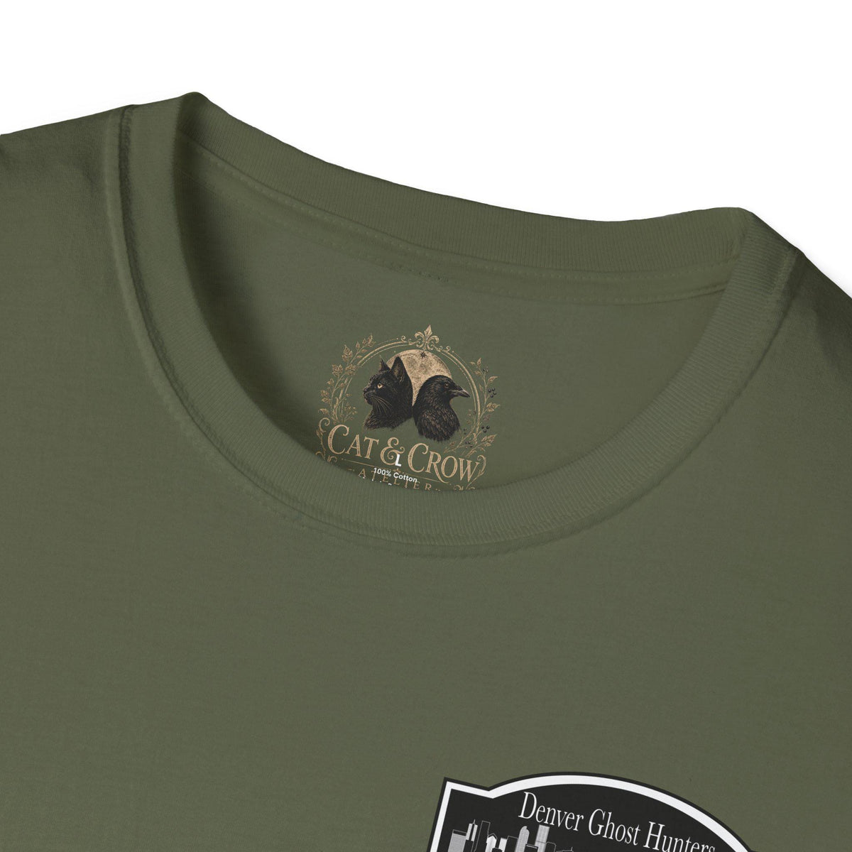 Denver Ghost Hunters Ghost Hunting Tour 2026 T-Shirt | Haunted Mansion Illustration