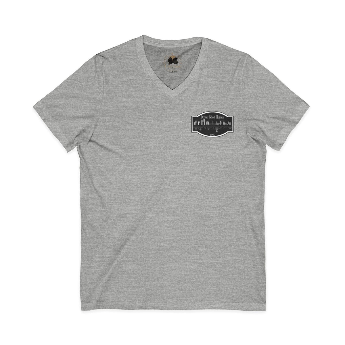 Denver Ghost Hunters Unisex Jersey Short Sleeve V-Neck Tee
