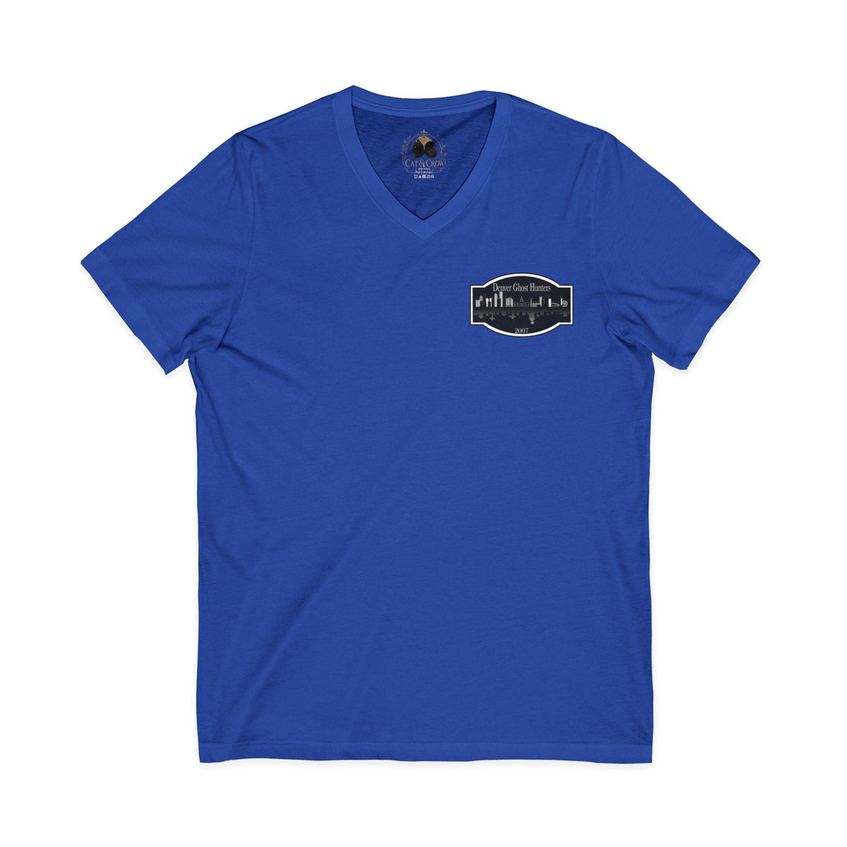 Denver Ghost Hunters Unisex Jersey Short Sleeve V-Neck Tee